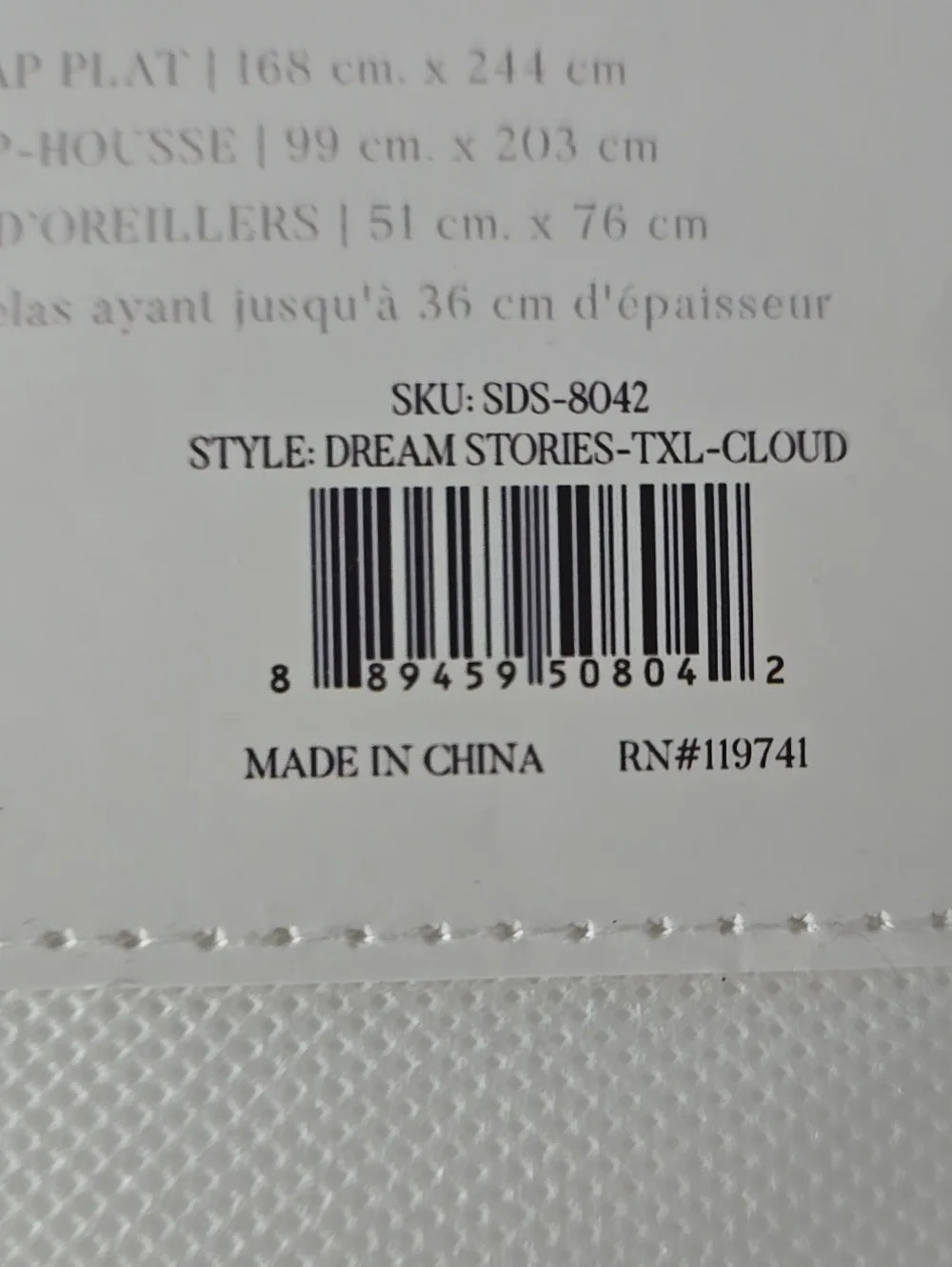 White 4-Piece Sheet Set - Twin XL